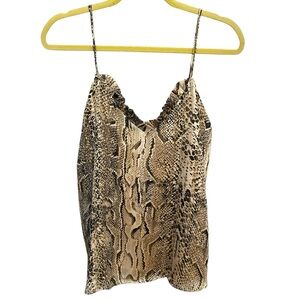 Adrienne Animal Print Cami.  Size L.